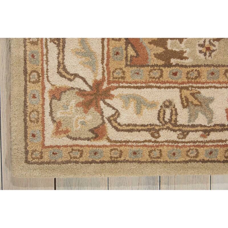 Bubip Power Loomed Floral Traditional Soft Area Rug By HomeRoots