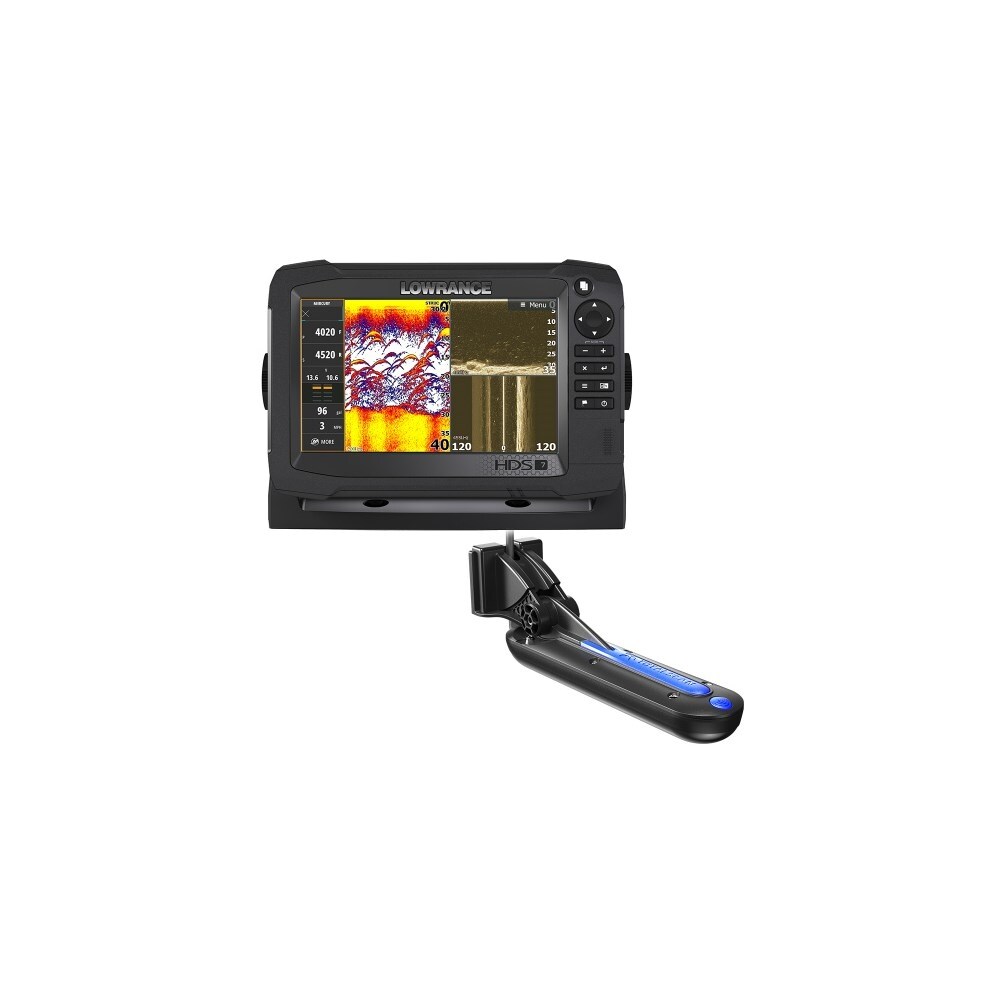 Shop Lowrance 000 13677 001 Hds 7 Carbon Amer Totalscan Bundle