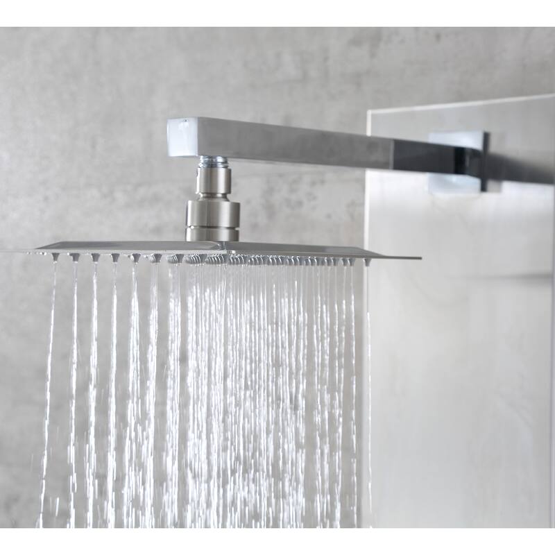 Luxier SP21-CEC 55 in. 3-Jet Thermostatic Shower Panel Tower System