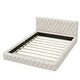 preview thumbnail 4 of 20, 2-Pieces Bedroom Sets, Queen Size Velvet Platform Bed Frame Tufted Upholstered Bed with Rectangular Upholstered Ottoman