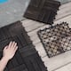 Option Dark Brown - Checker Pattern - 10 PCS