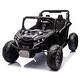 preview thumbnail 6 of 13, 24V 2 Seater Ride On Car For Kids, 4-Wheel Electric Off-Road UTV Truck With Anti-collision Bar Remote Control Black