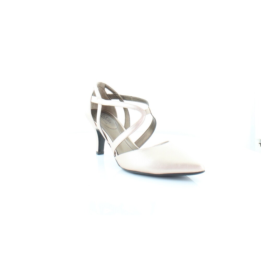 lifestride gold heels