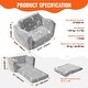 preview thumbnail 7 of 5, Fold-out Kids Sofa Extra Soft Flip-out Toddler Couch for Siting and Sleeping, for Bedroom and Playroom - 63.5×46×52in
