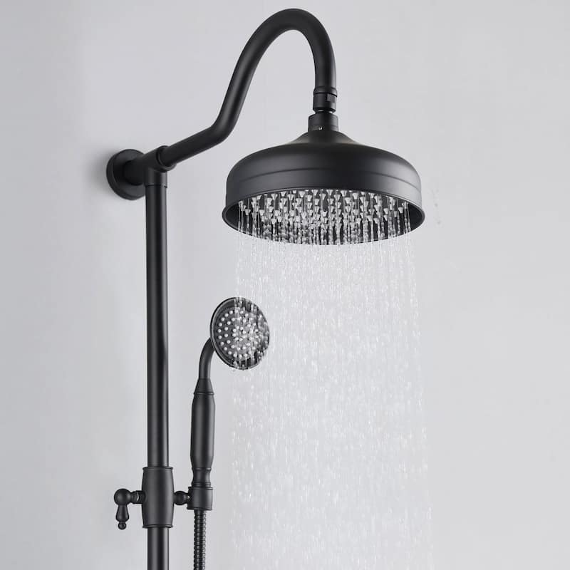 YASINU Vintage 8 inch Rain Shower Head Shower System