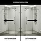 preview thumbnail 52 of 97, VIGO Winslow Frameless Sliding Shower Enclosure