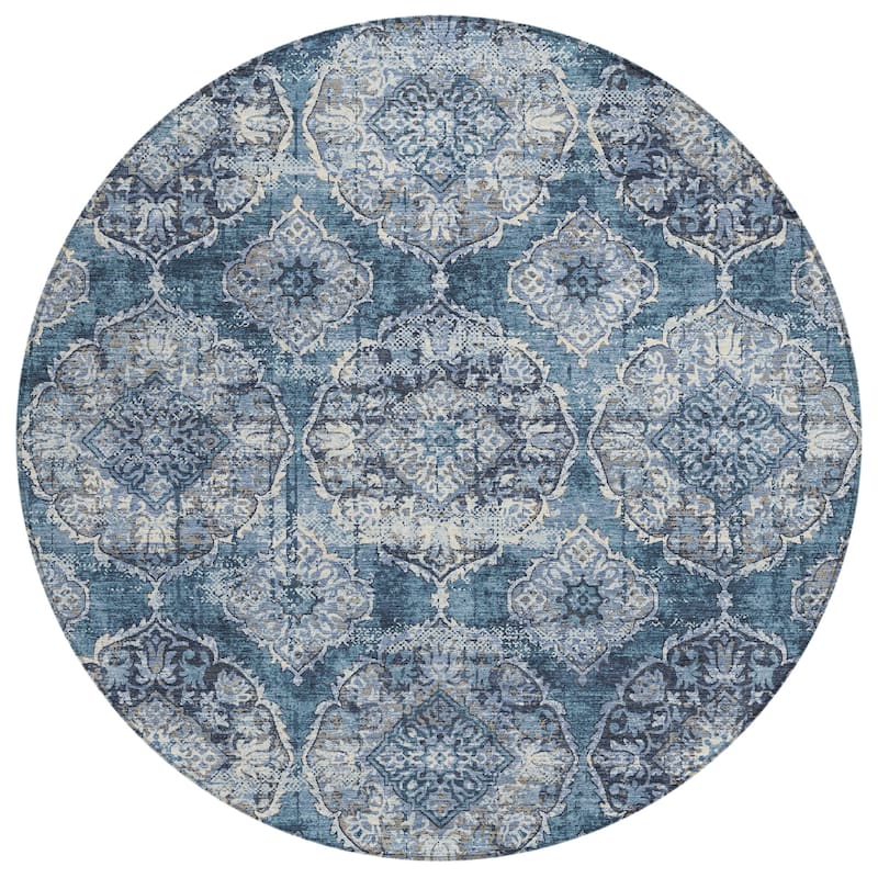 Machine Washable Indoor/Outdoor Farmhouse Jo Chantille Rug