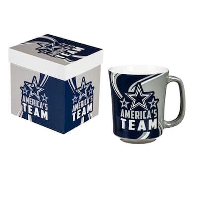 Dallas Cowboys, 14 oz Ceramic Coffee Mug w/ Gift Box