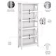 preview thumbnail 12 of 72, Bush Furniture Key West Tall 5 Shelf Bookcase with Adjustable Shelves