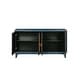 preview thumbnail 7 of 11, Modern Accent Storage Cabinet Sideboard Wooden Cabinet Console Table with 4 Doors and Adjustable Shelves