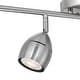preview thumbnail 3 of 6, Westinghouse Lighting Borgata Four Light LED Track Light Kit, Brushed Nickel Finish - Brushed Nickel - 4-Light
