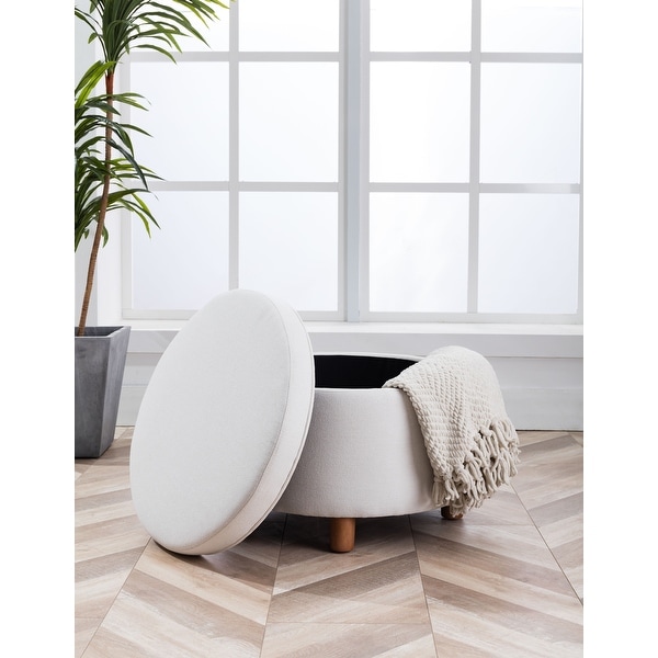 Large deals woven ottoman