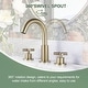 preview thumbnail 17 of 28, 8.2"H Solid Brass Widespread 2-handle Bathroom Sink Faucet