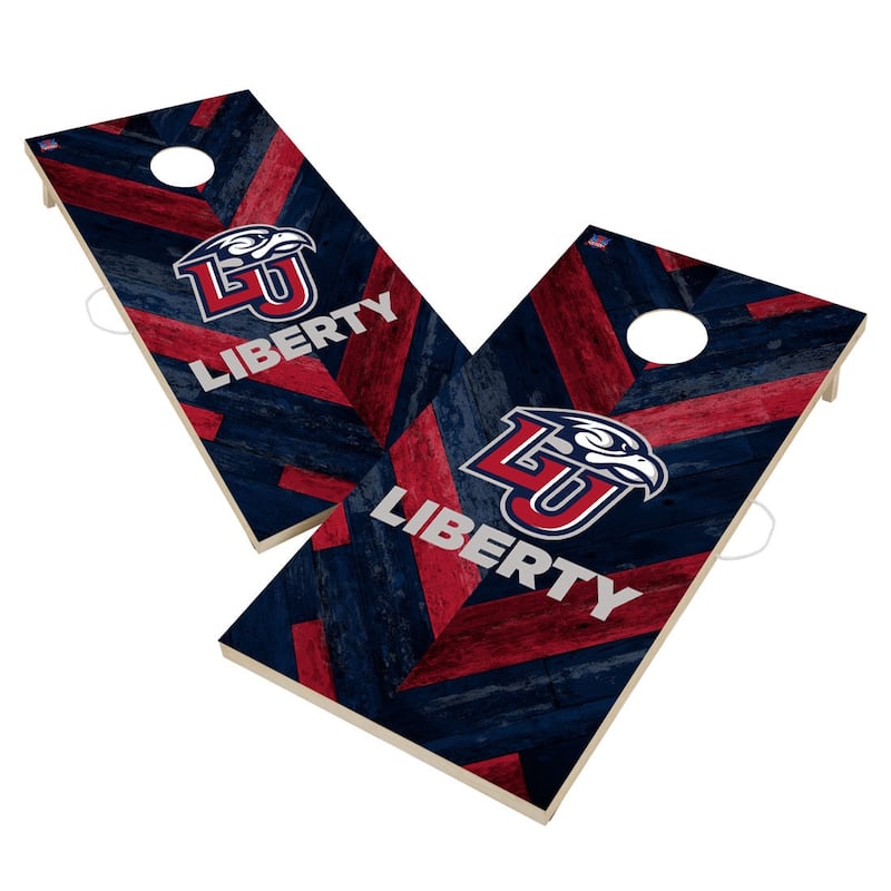 Liberty University Flames Cornhole Board Set