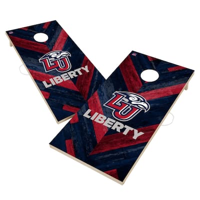 Liberty University Flames Cornhole Board Set