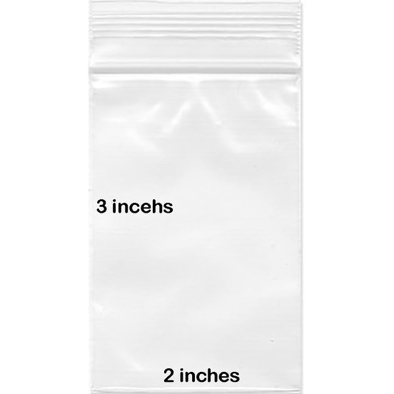 Bny Corner 4 Mil 2x3 Heavy Duty Clear Plastic Zip Lock Bag 500 Counts Count