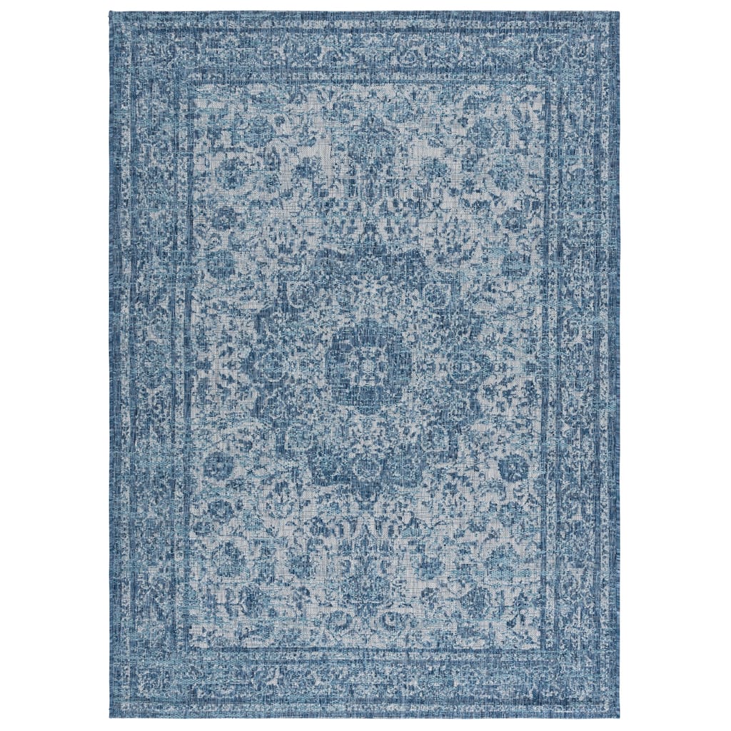 SAFAVIEH Courtyard Bahriye Indoor/Outdoor Washable Backyard Patio Rug