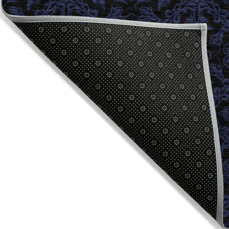 HomeRoots Medallion Transitional Rectangle Outdoor Rug