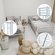 preview thumbnail 7 of 13, Twin Over Twin Modern Convertible Metal Bunk Bed with Ladders and Guardrail