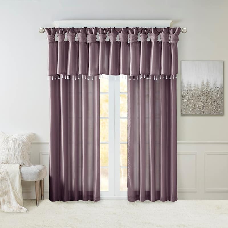 Twist Tab Window Curtain Panel