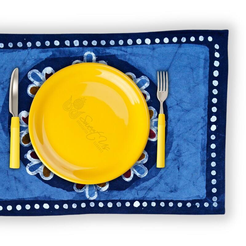 Spectacular Batik Floral Radiant Paisley Cotton Tablecloth Collection