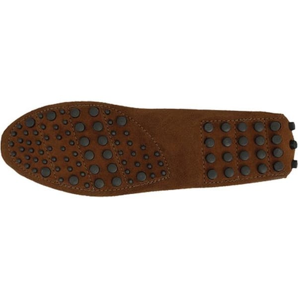 Shop Minnetonka Men S Original Cowhide Driving Moc Brown Ruff