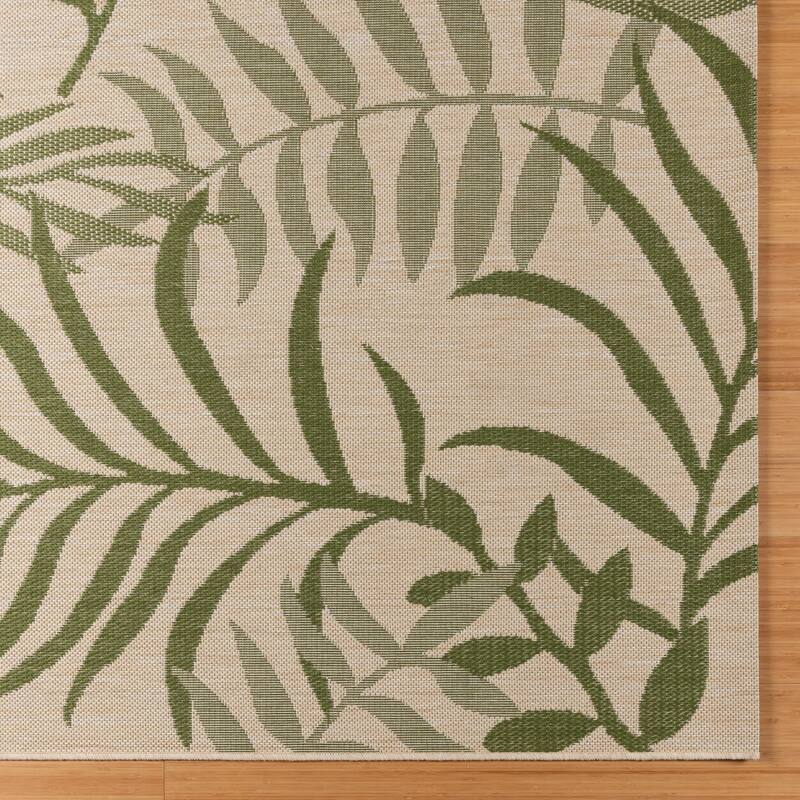 Gertmenian Solterra Nautical Coastal Tropical Weather Resistant Polypropylene Flatweave Indoor/ Outdoor Area Rug Collection