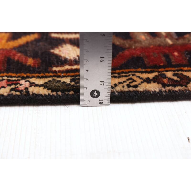 ECARPETGALLERY Hand-knotted Andelz Dark Red Wool Rug - 4'9 x 6'3