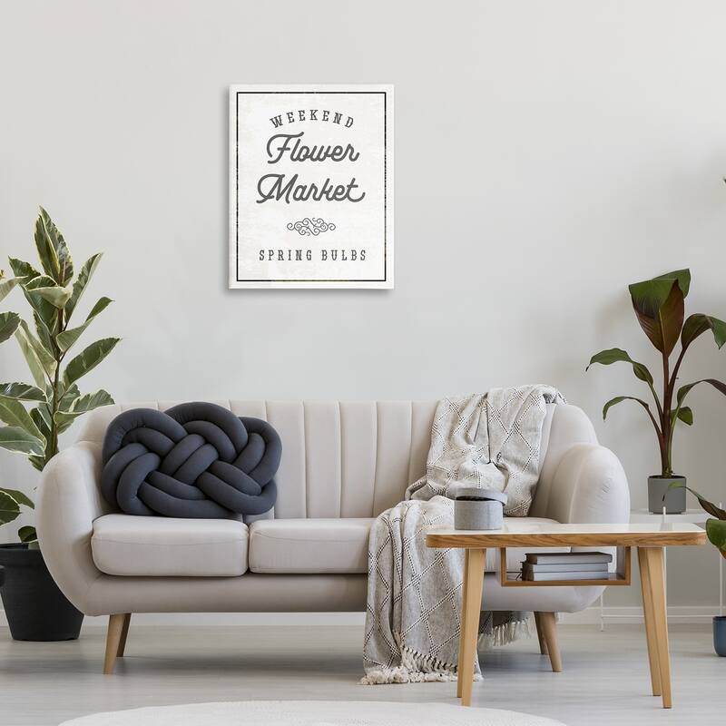 Stupell Flower Market Spring Bulbs Canvas Wall Art Design By Lil' Rue