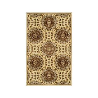 Marigold Rustic Floral Geometric Patchwork Indoor Area or Runner Rug by ...