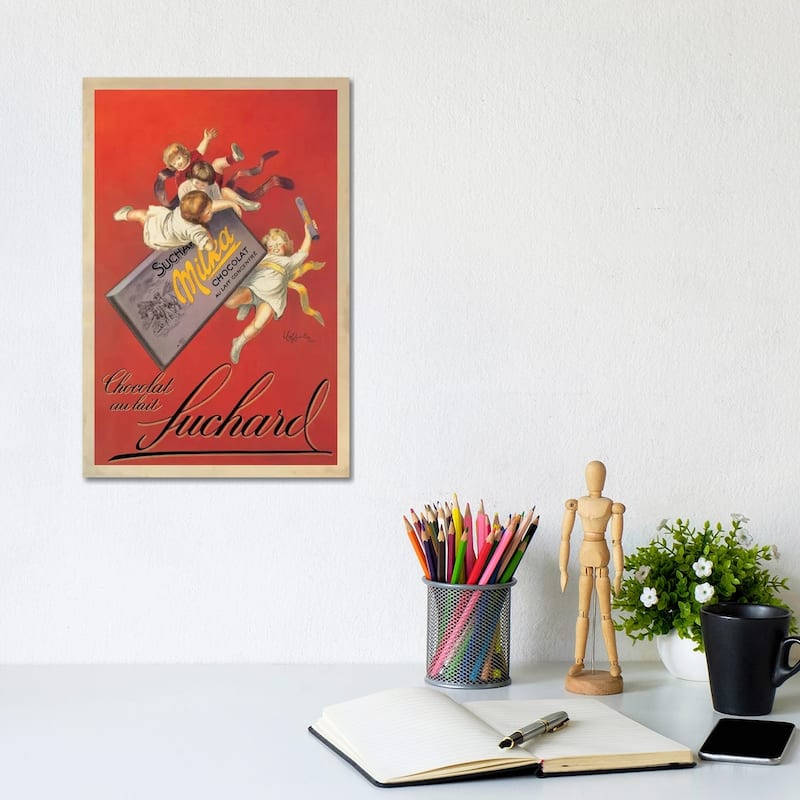 iCanvas "Chocolat Suchard" by Leonetto Cappiello Canvas Print - 12x8x0.75