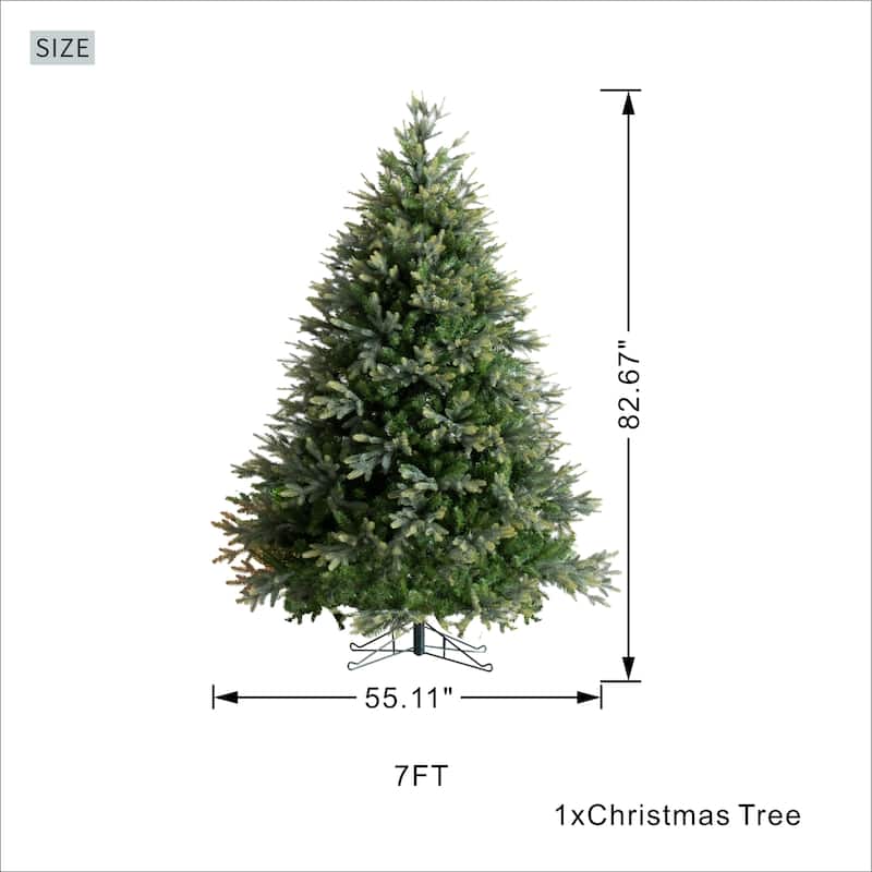 6/7/8/9FT Modern Artificial PE & PVC Grand Fir Christmas Tree