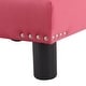 preview thumbnail 57 of 130, The Curated Nomad Performance Fabric Stardust Square Upholstered Footstool Ottoman