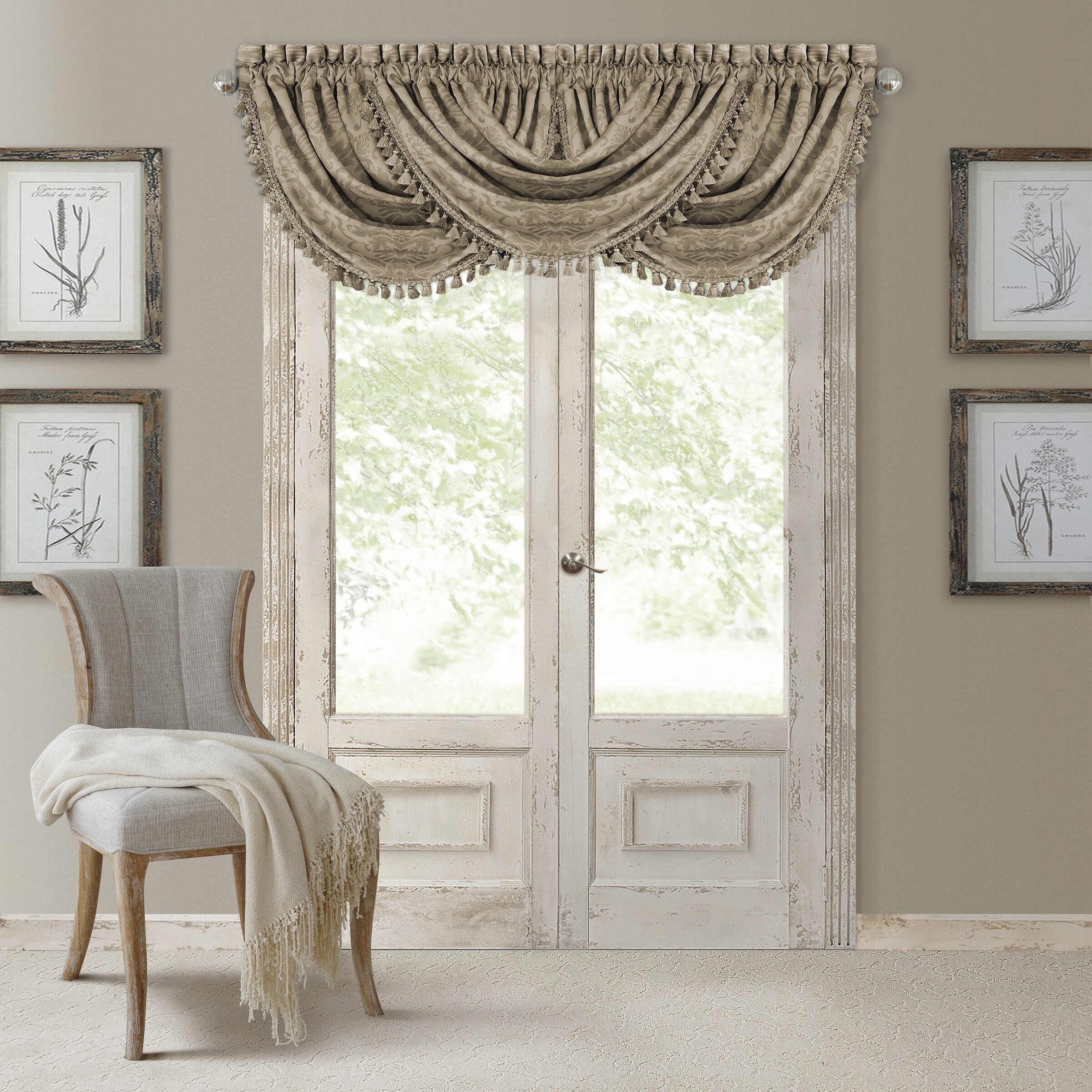 Threadmade Antonia Blackout Rod Pocket/Back Tab Window Valance