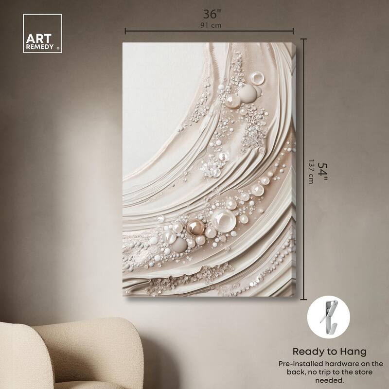 Chromatic Concretions II Canvas by Art Remedy, Gallery Wrapped