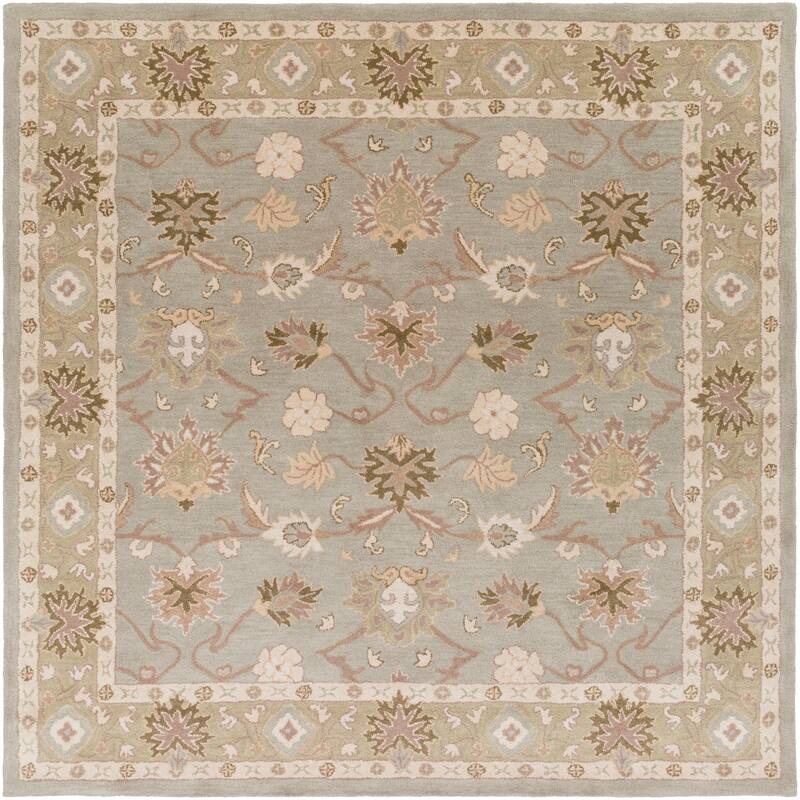 Handmade Nick Bordered Wool Area Rug