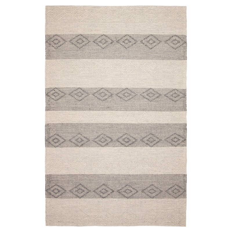 ECARPETGALLERY Braid weave Sienna Khaki Wool Rug - 6'0 x 9'2 - Khaki - 6'0 x 9'2