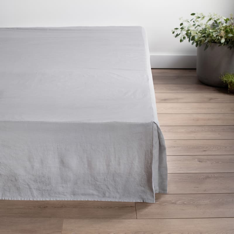 100% French Linen Bedskirt by BOKSER HOME