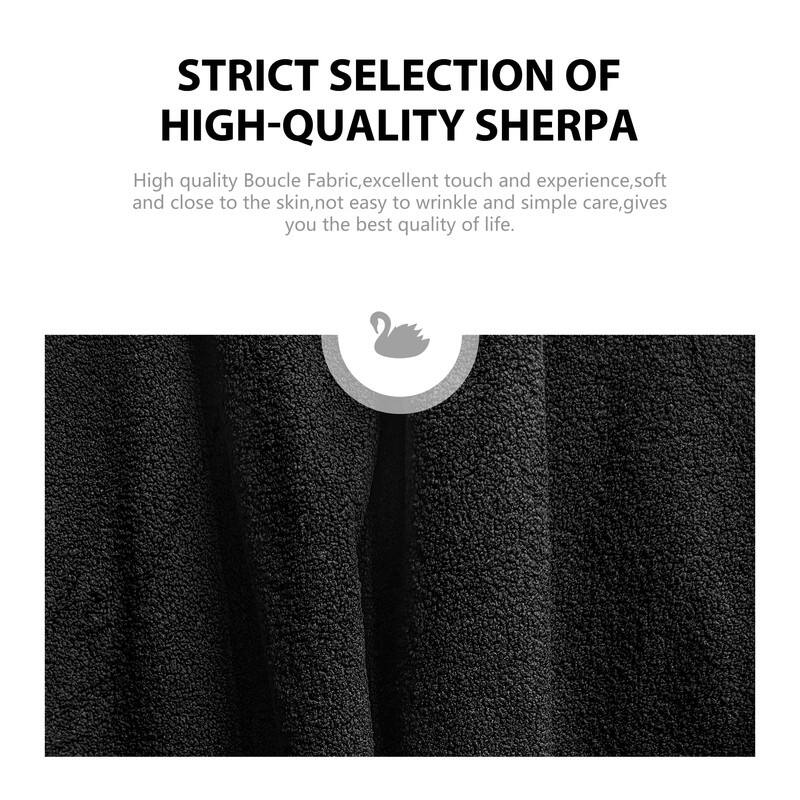 Dining Chairs Boucle Fabric Lamb Upholstered T-Shape (Set of 2)