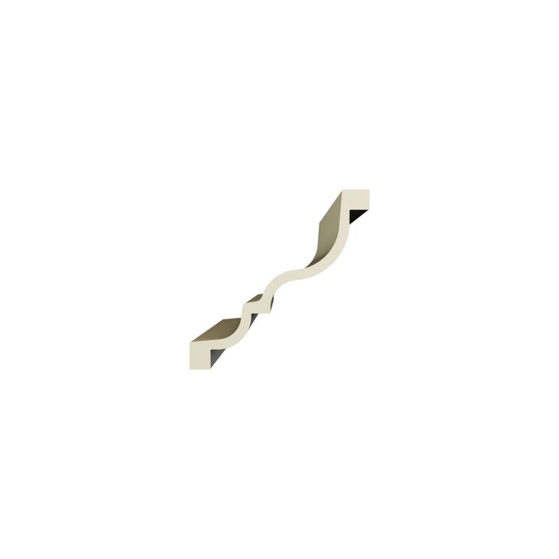 7 7/8"H x 7 7/8"P x 11 1/8"F x 96"L Owen Crown Moulding - 1-Pack