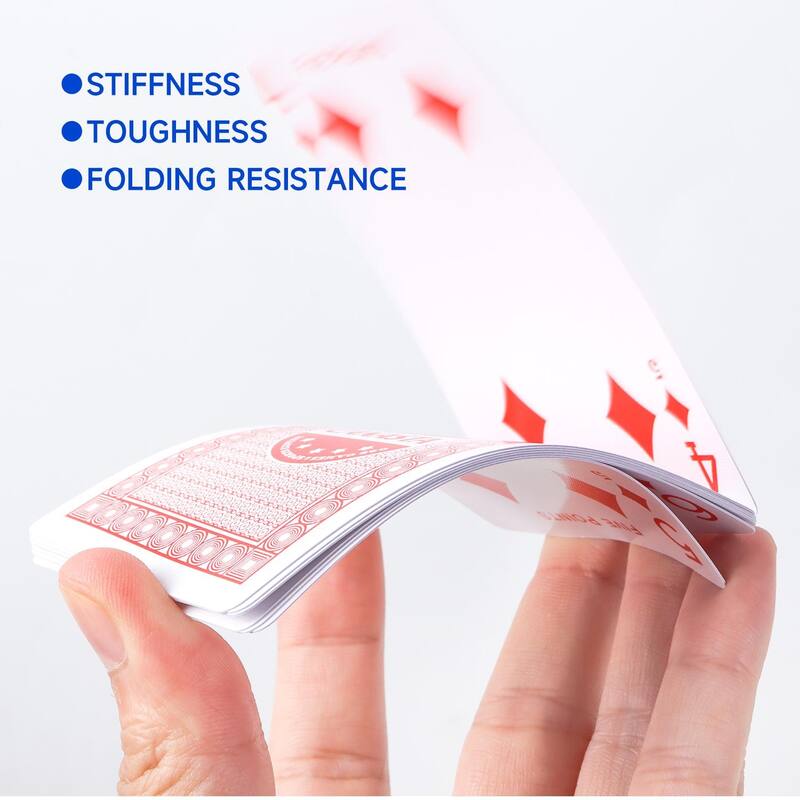 GSE™ Canasta Cards Game Set with 2-Deck Red Canasta Cards with Point Values, a Revolving Card Holder/Tray & 50 Score Pads