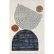 preview thumbnail 2 of 27, Nuloom Bevin Abstract Sky Fringe Area Rug