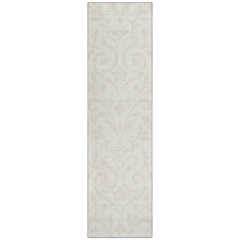 Machine Washable Indoor/ Outdoor Chantille Traditional Rug