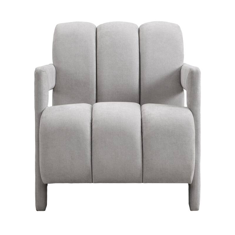 Polyester Modern Minimalist Armchairs Set of 2 with L-Shaped Armrests, Thick Cushioning, and Durable Fabric