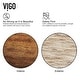 preview thumbnail 31 of 35, VIGO Donatello 23"L x 15"W x 5"H Glass Rectangular Vessel Bathroom Sink
