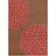 preview thumbnail 5 of 8, Hand-tufted Contemporary Brown/ Glacier New Zealand Wool Abstract Area Rug Brown/Red - 9' x 13'