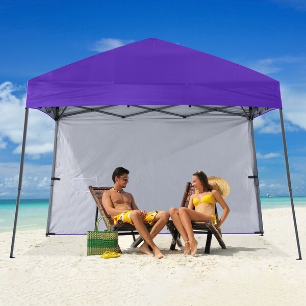 ABCCANOPY Stable Pop up Outdoor Canopy Tent with Sun Wall