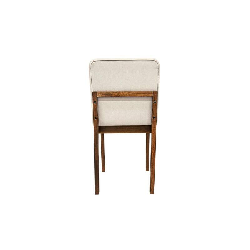5 Pcs Dining Table Chair Set, Kitchen Dining Room Furniture Set with Rectangular Table and 4 Upholstered Chairs