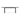 NADAAL STUDIOS Odette Small Dining Table for 6, Rectangular Oak Veneer Top, Scandinavian Style, Brown