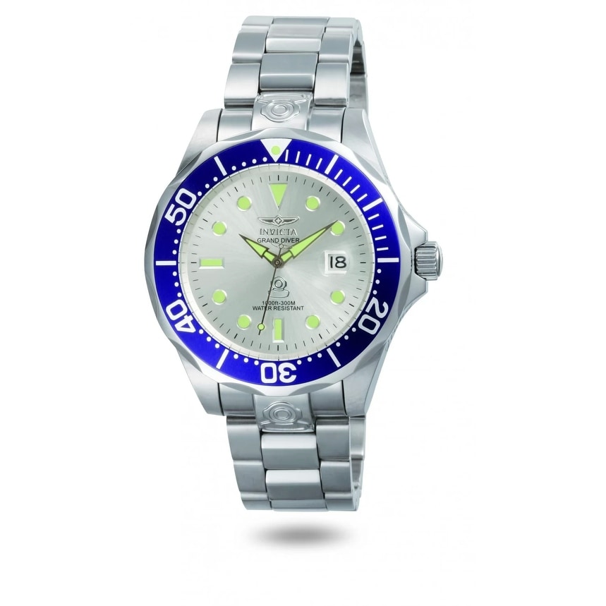 Invicta Men's 3046 Pro Diver Automatic 3 Hand Silver Dial Watch